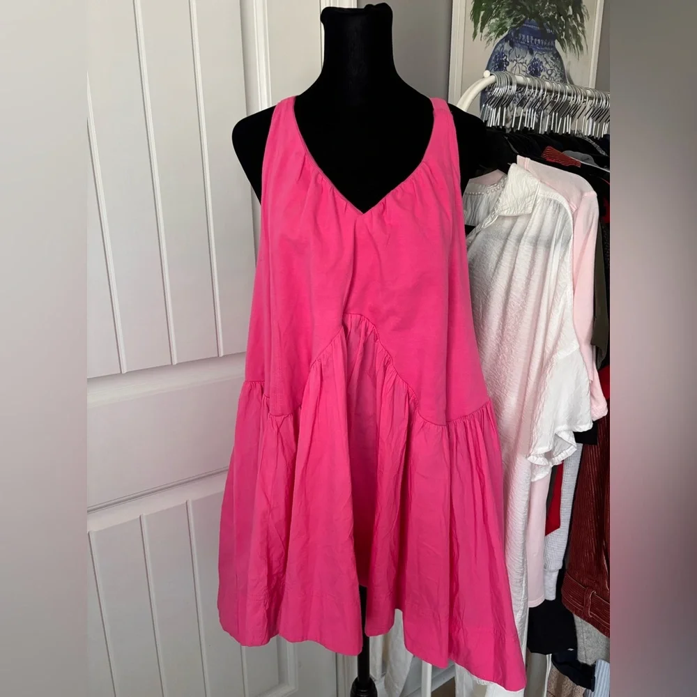 Pink Daily Practice Spring Fling Racerback Mini Dress - Picture 2 of 4